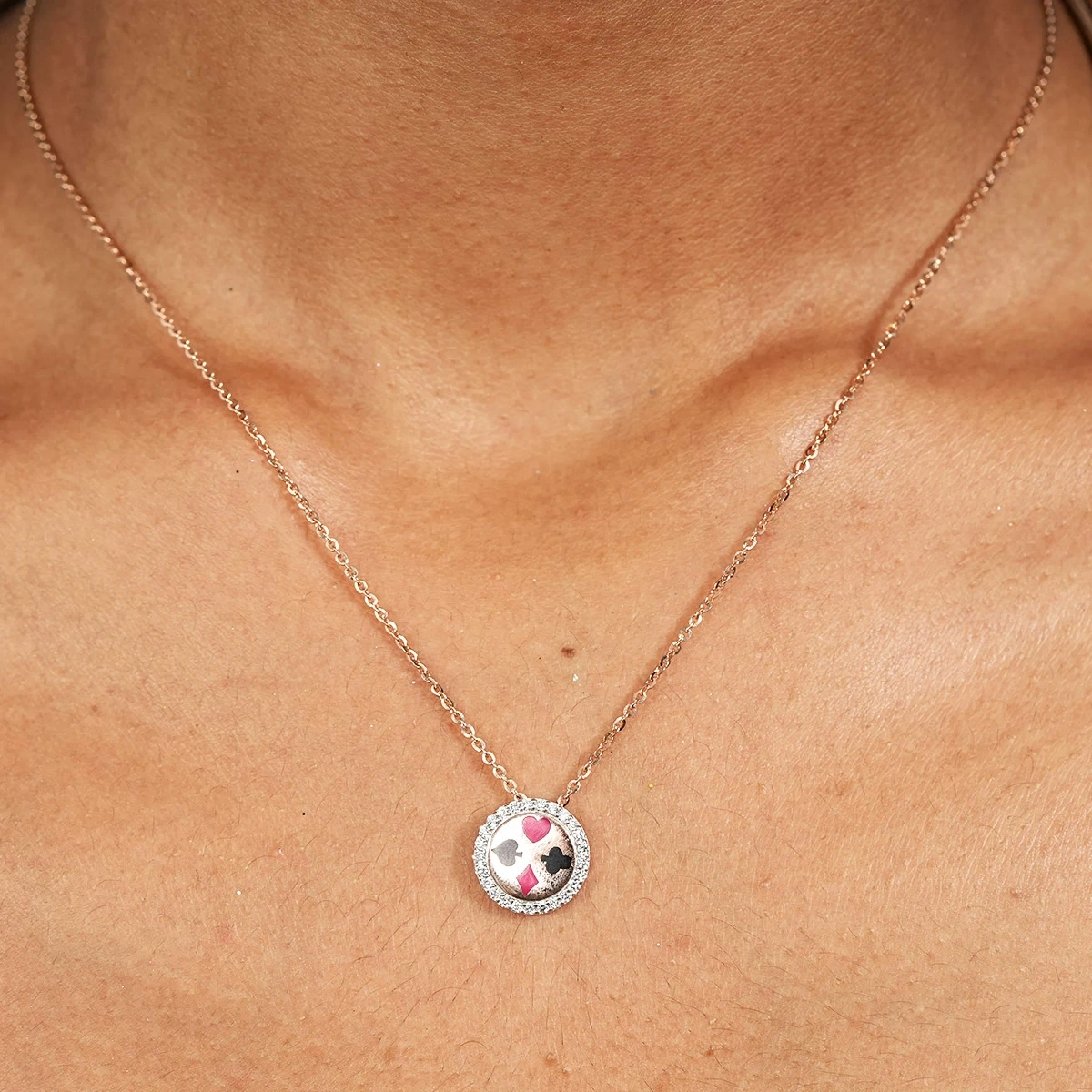 Round Diamond Daily Wear Necklace